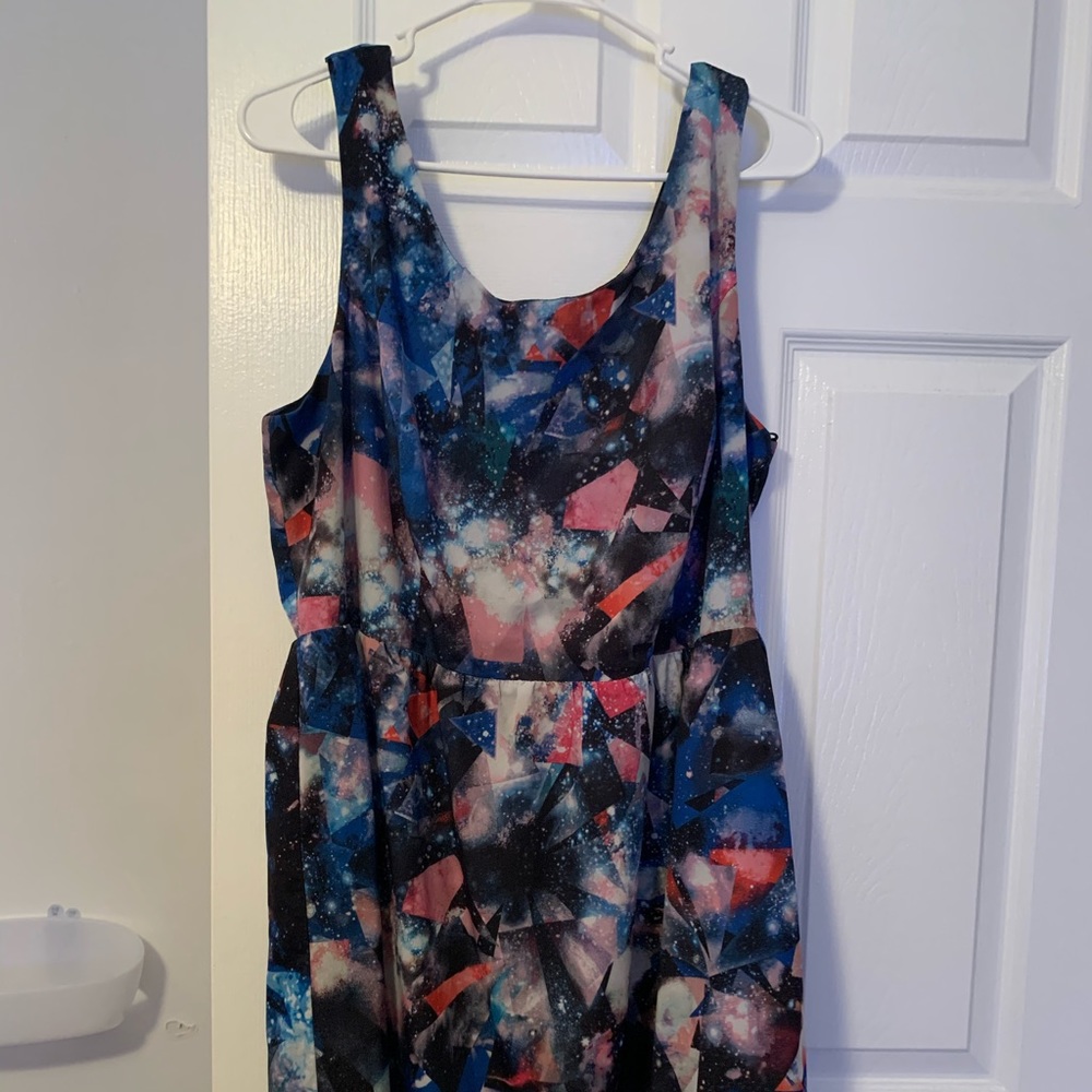 Galaxy sleeveless dress XL